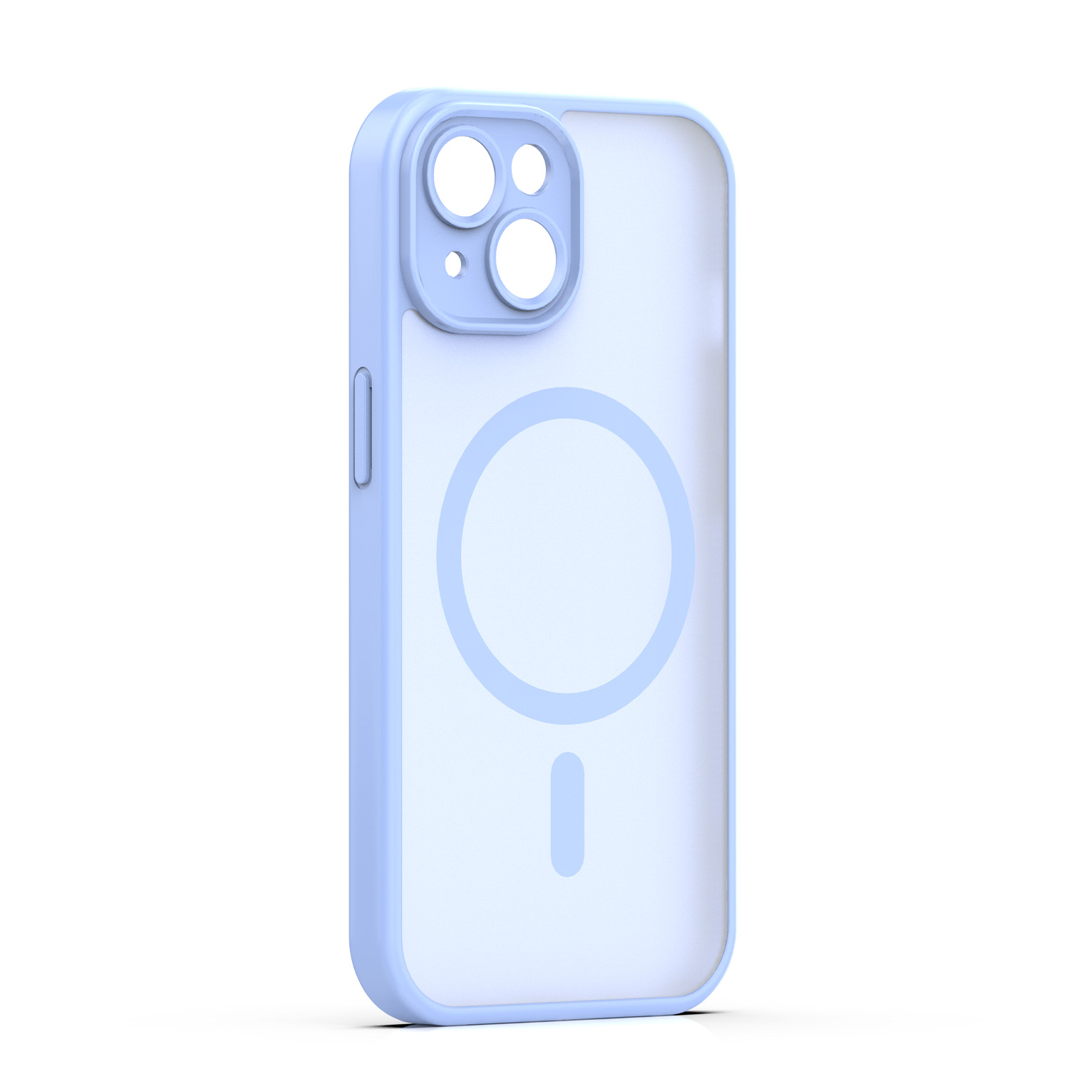 Nak�adka Mag Matt niebieska Apple iPhone 14 / 2