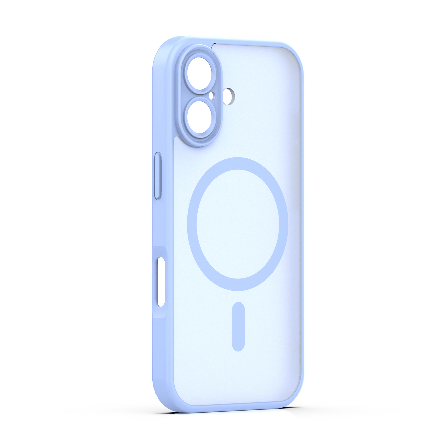 Nak�adka Mag Matt niebieska Apple iPhone 16 / 2