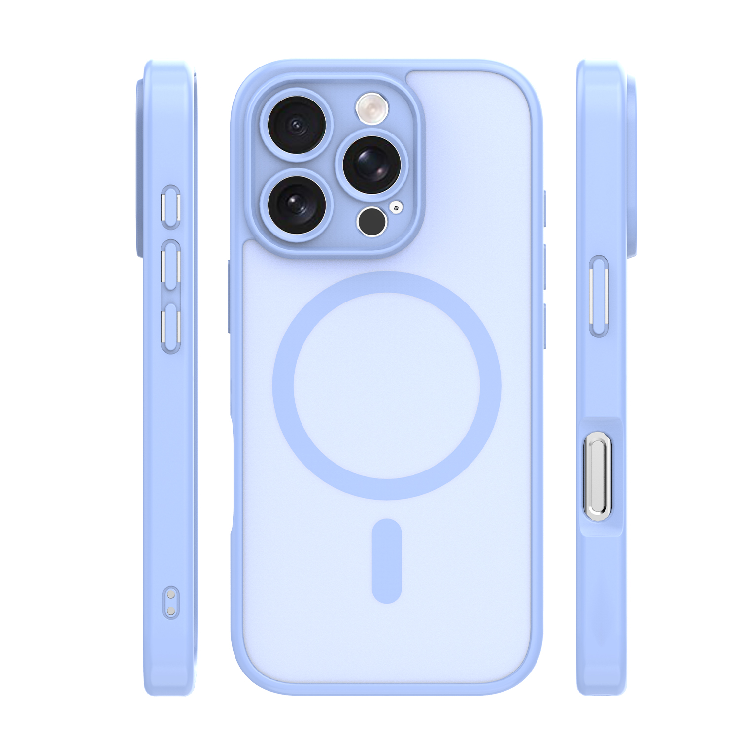 Nak�adka Mag Matt niebieska Apple iPhone 16 Pro / 3