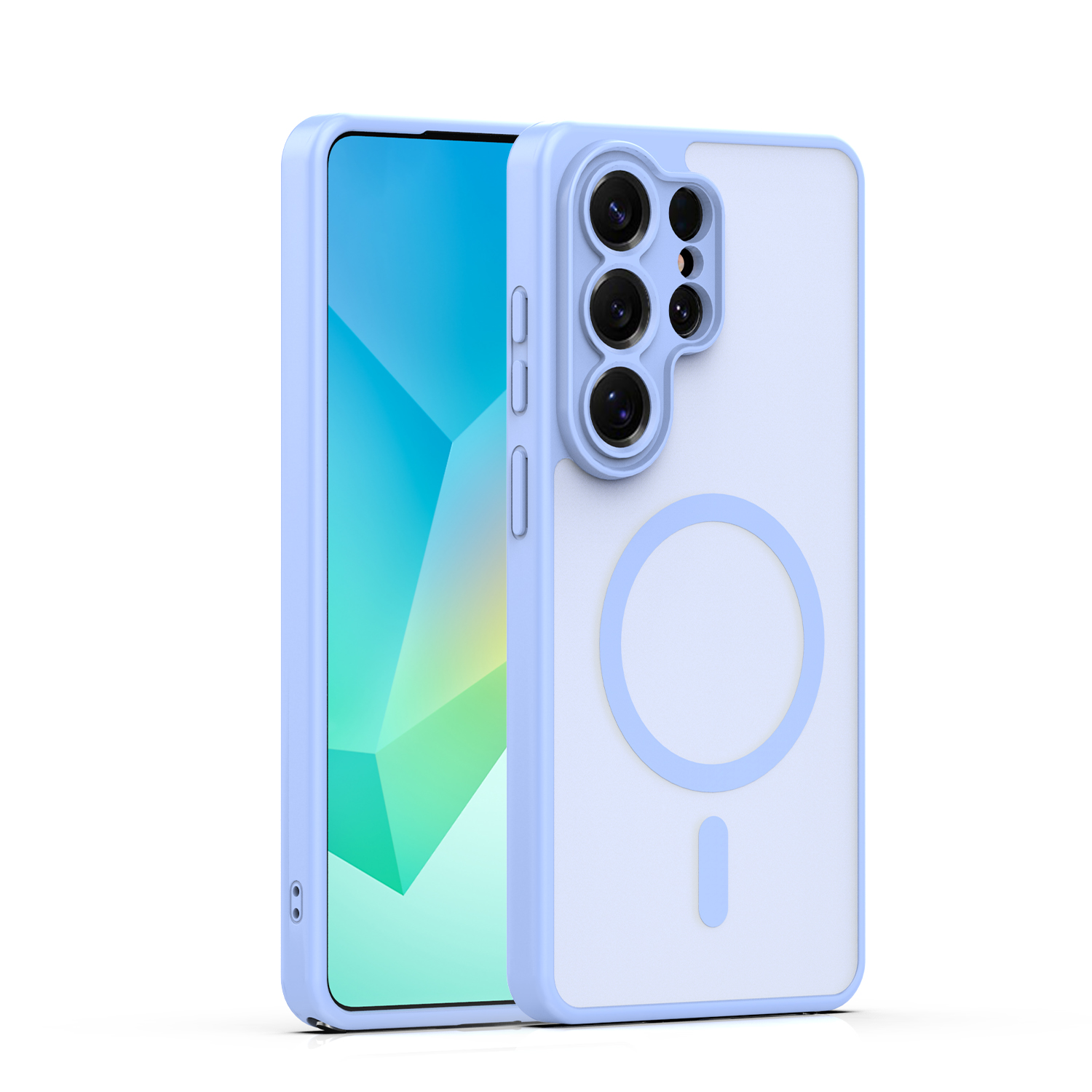 Nak�adka Mag Matt niebieska Samsung Galaxy S25 Ultra