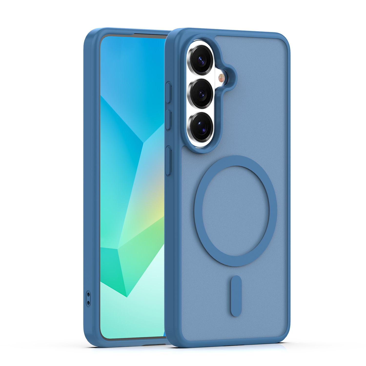 Nak�adka Mag Matt niebieska Samsung Galaxy A17 4G