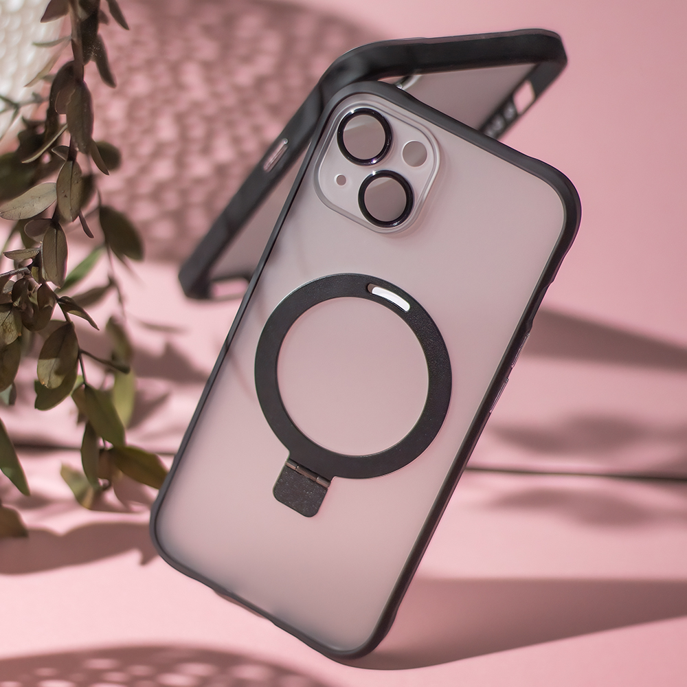 Nak�adka Mag Ring czarny Apple iPhone 14 Max / 6