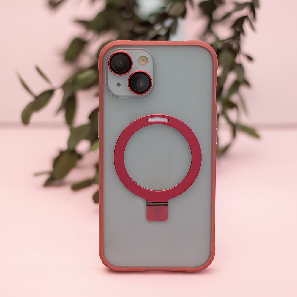 Nakadka Mag Ring czerwony Apple iPhone 12 Pro Max (6.7 cali) / 9