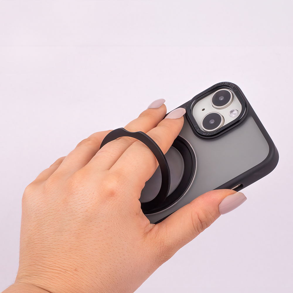 Nak�adka Mag Ring Rotating czarny Apple iPhone 11 Pro Max / 10