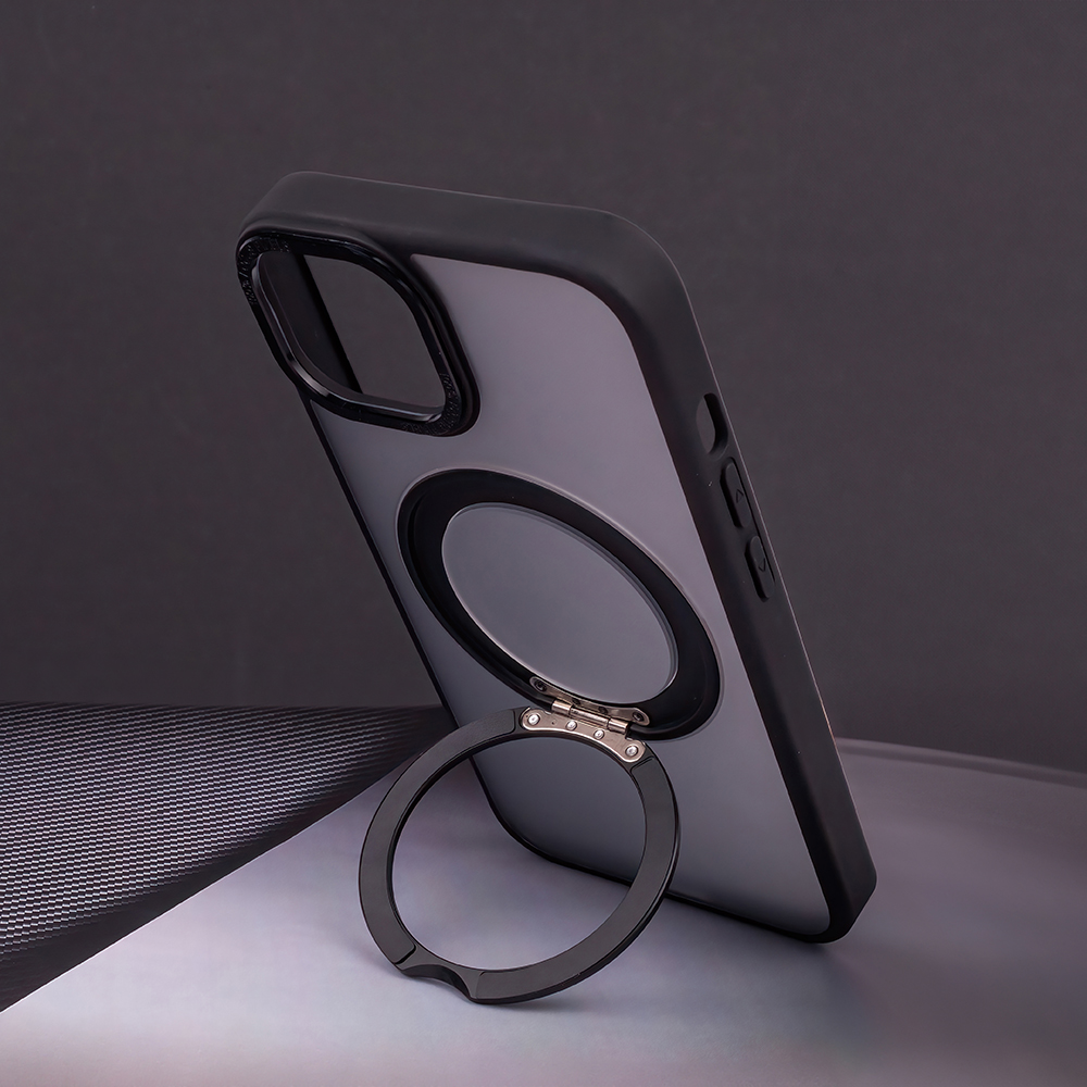 Nakadka Mag Ring Rotating czarny Apple iPhone 11 Pro Max / 5