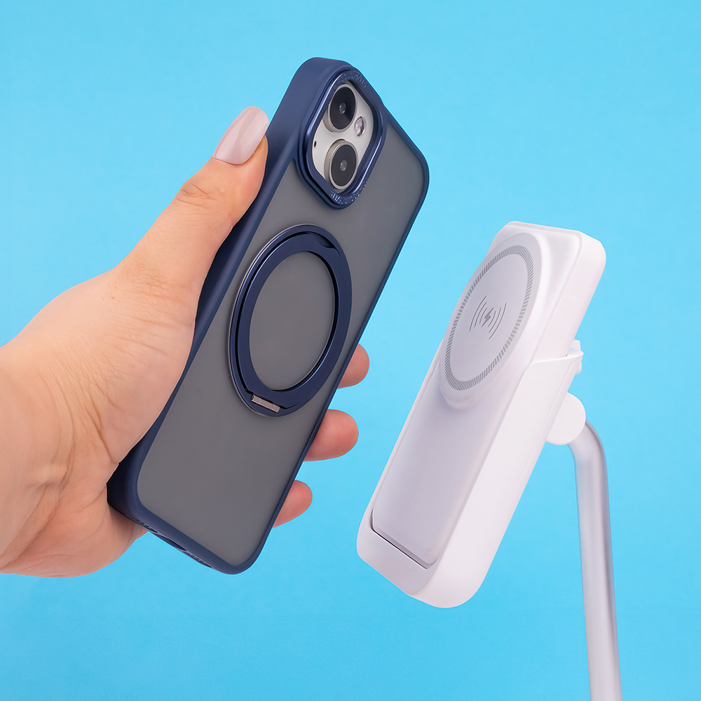 Nak�adka Mag Ring Rotating granatowy Apple iPhone 11 Pro Max / 8