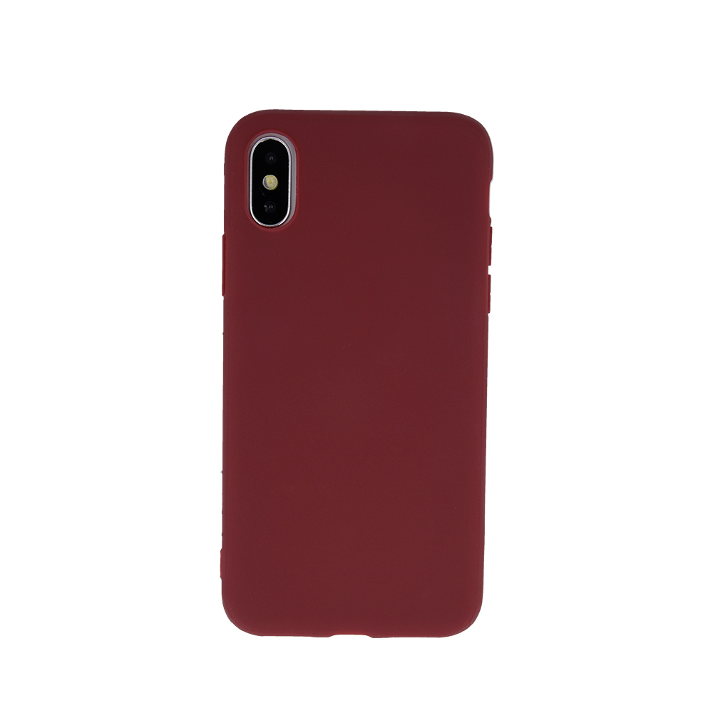 Nak�adka Matt TPU burgundowa Apple iPhone XR / 2