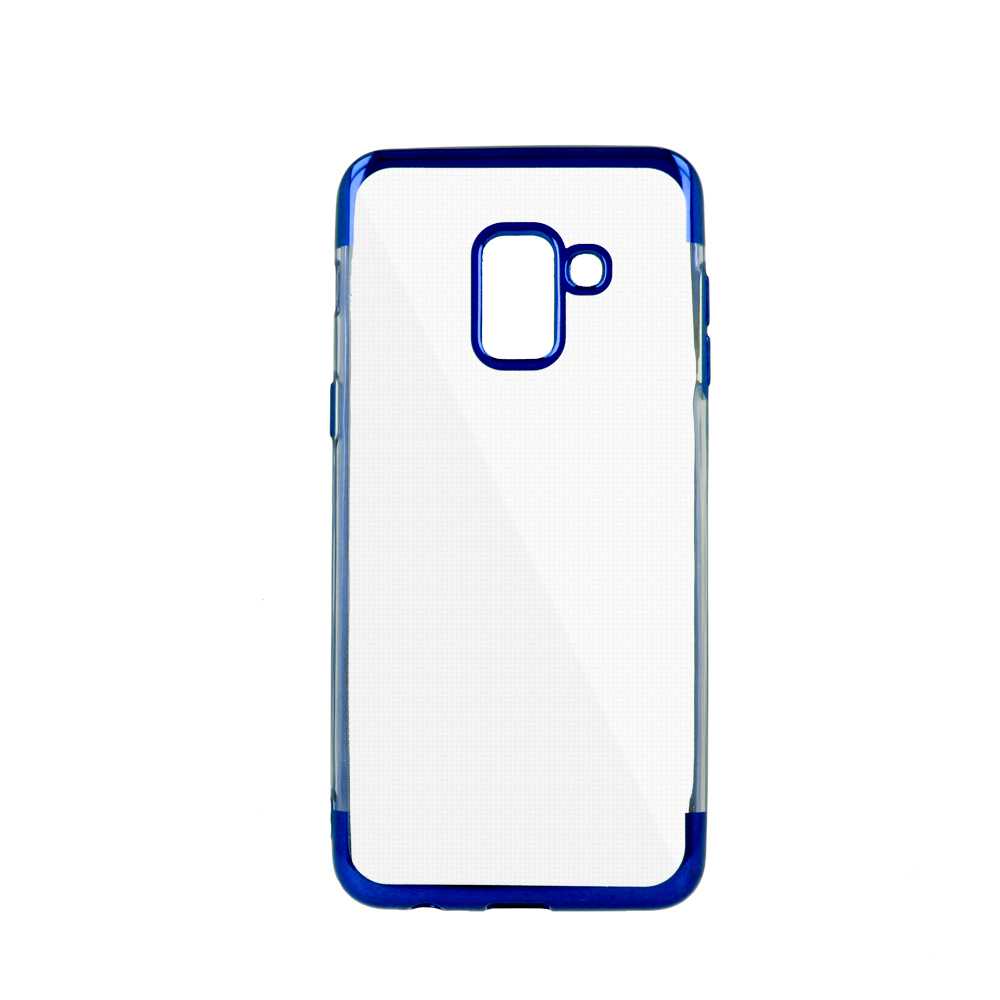 Nakadka Plating Soft TPU niebieska Samsung Galaxy A6 (2018)