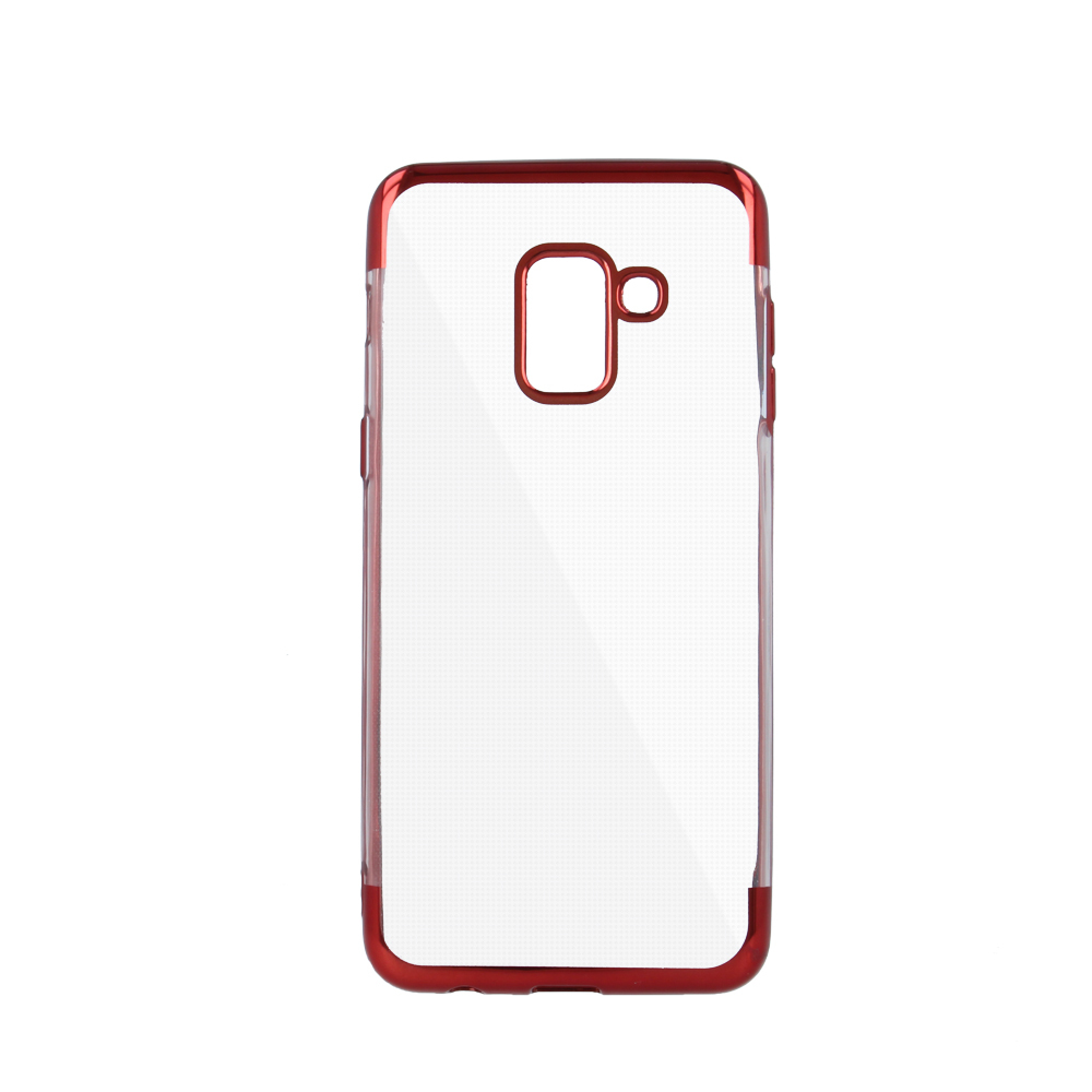 Nakadka Plating Soft TPU czerwona Samsung Galaxy A6 Plus (2018)
