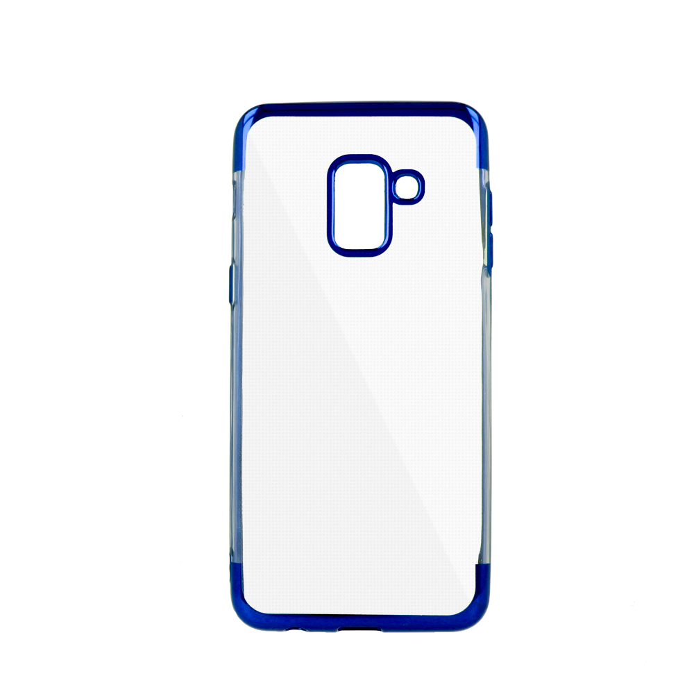Nak�adka Plating Soft TPU niebieska Samsung Galaxy J4 (2018)