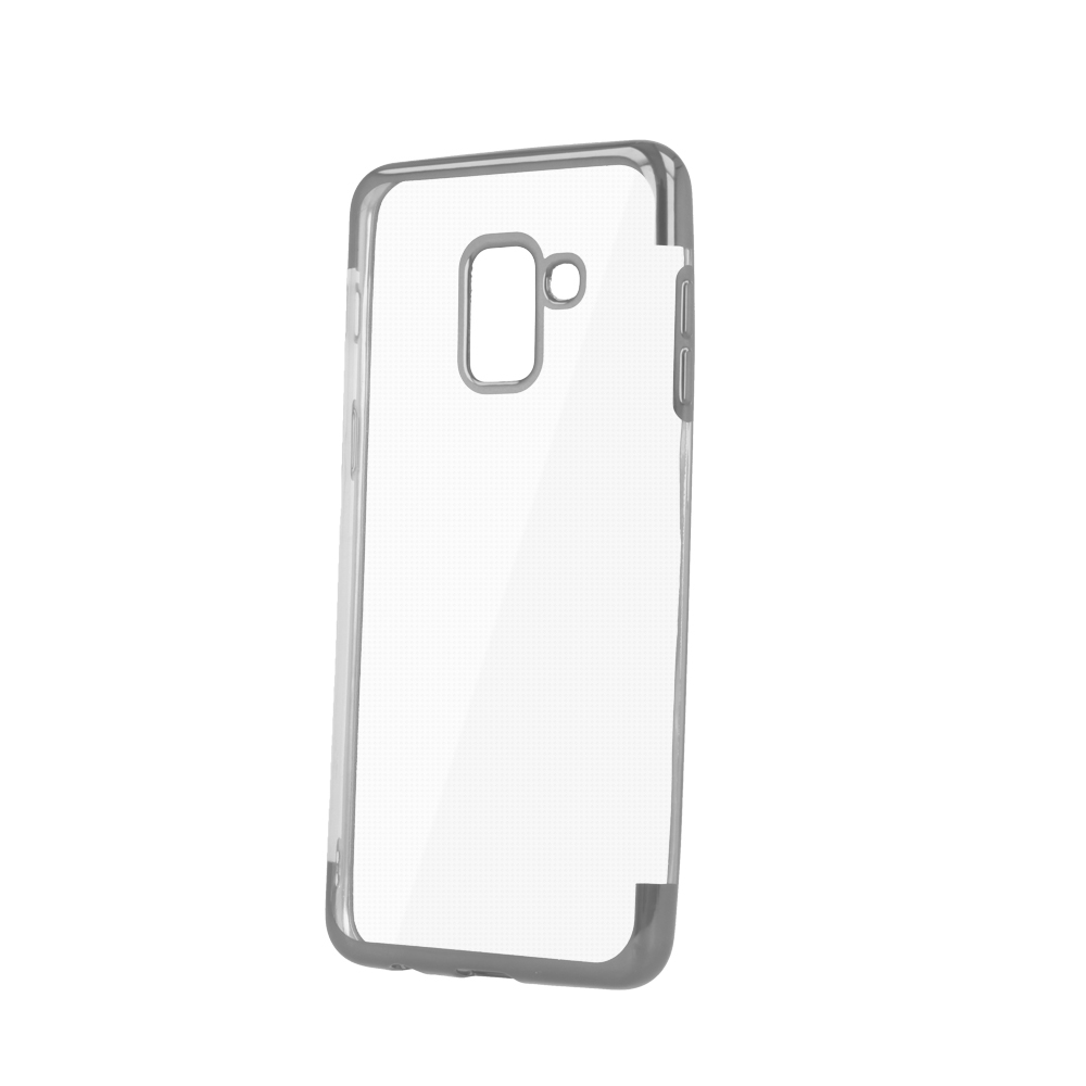 Nakadka Plating Soft TPU srebrna Samsung Galaxy J6 Plus / 2
