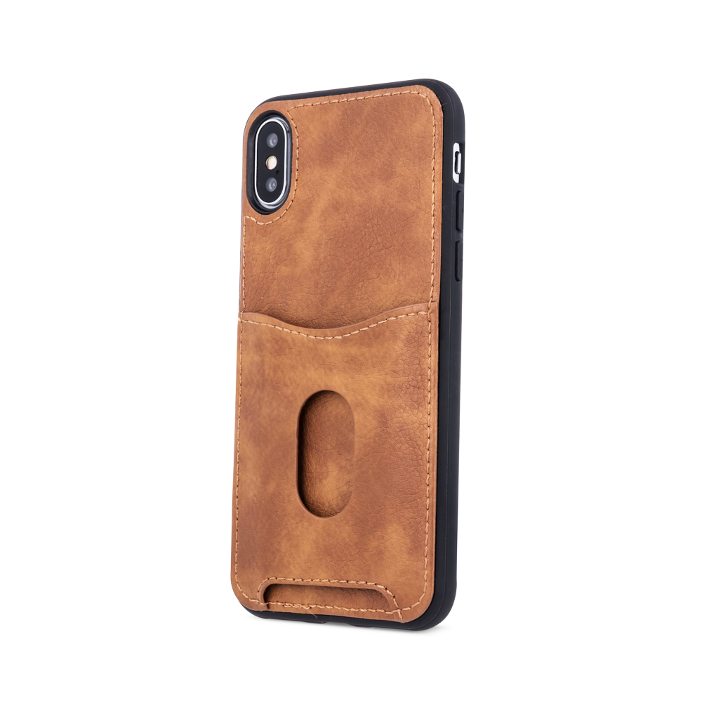 Nak�adka Pocket case br�zowa Apple iPhone XR / 2