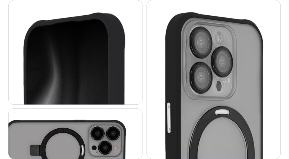 Nak�adka Ring Secure Mag czarny Apple iPhone 15 Pro / 4