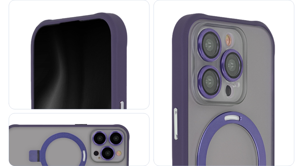 Nak�adka Ring Secure Mag fioletowy Apple iPhone 15 / 4