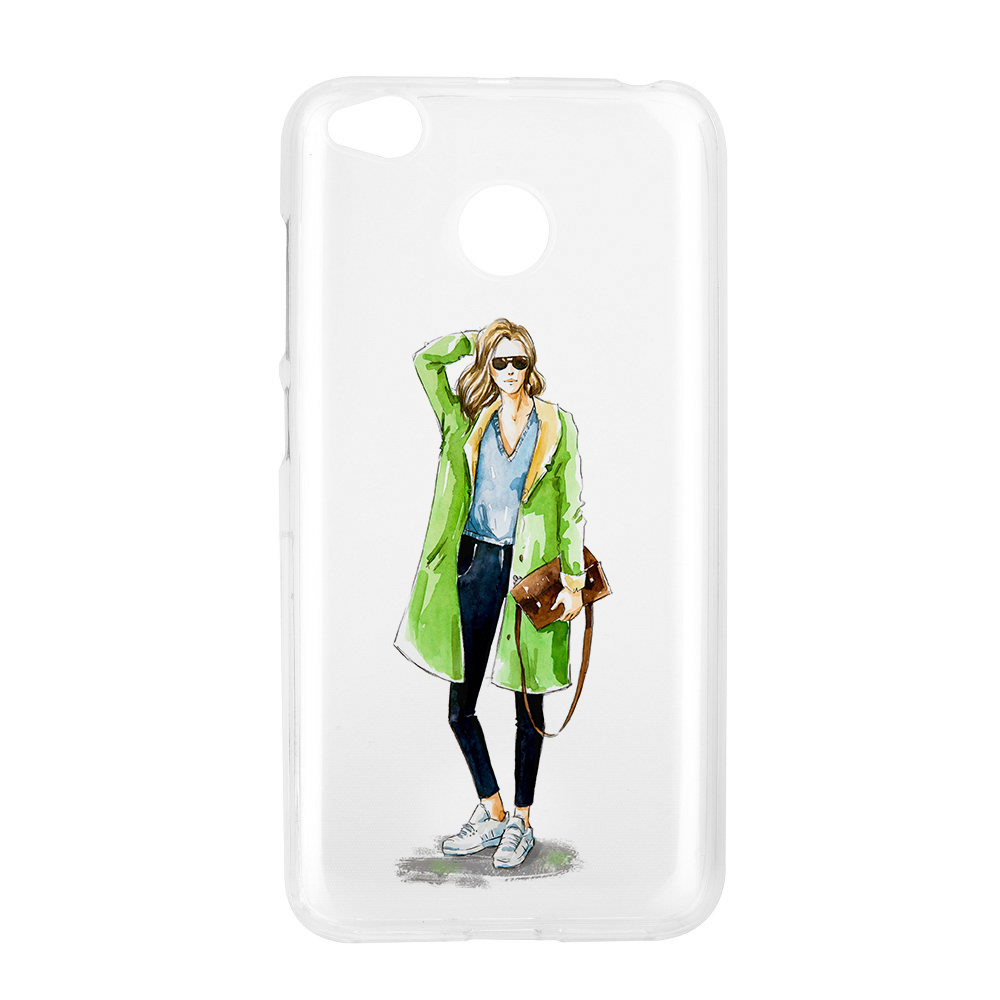 Nak�adka Samsung S9 Fashion zielony p�aszcz TTT Samsung Galaxy S9