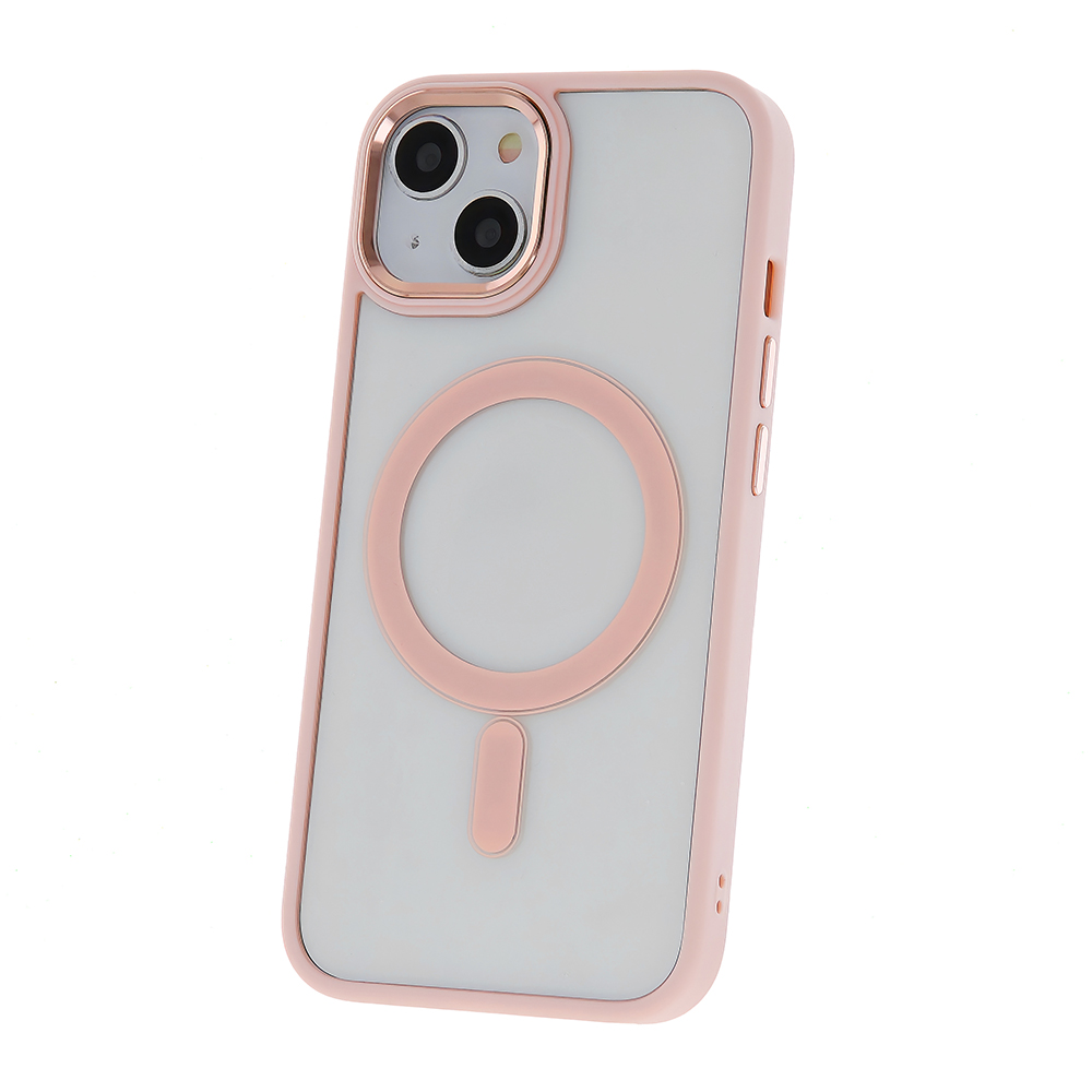 Nak�adka Satin Clear Mag r�owa Apple iPhone 15 / 2