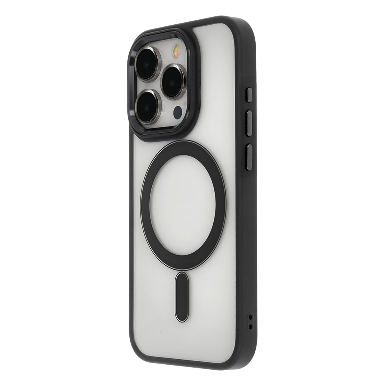 Nak�adka Satin Elegant Mag czarny Apple iPhone 15