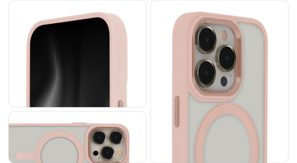 Nak�adka Satin Elegant Mag r�owa Apple iPhone 15 Pro Max / 3