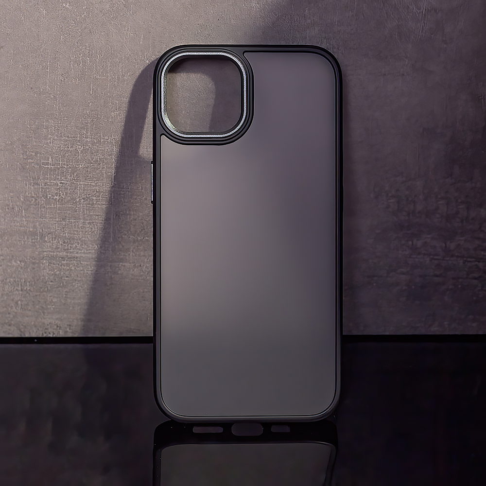 Nak�adka Satin Matt czarny Apple iPhone 15 / 4
