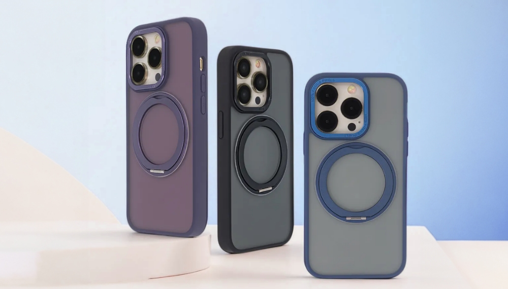 Nak�adka Secure Spinning Mag czarny Apple iPhone 12 Pro (6.1 cali) / 5