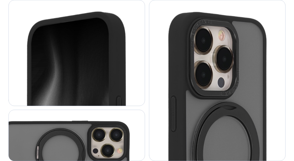 Nak�adka Secure Spinning Mag czarny Apple iPhone 14 / 4