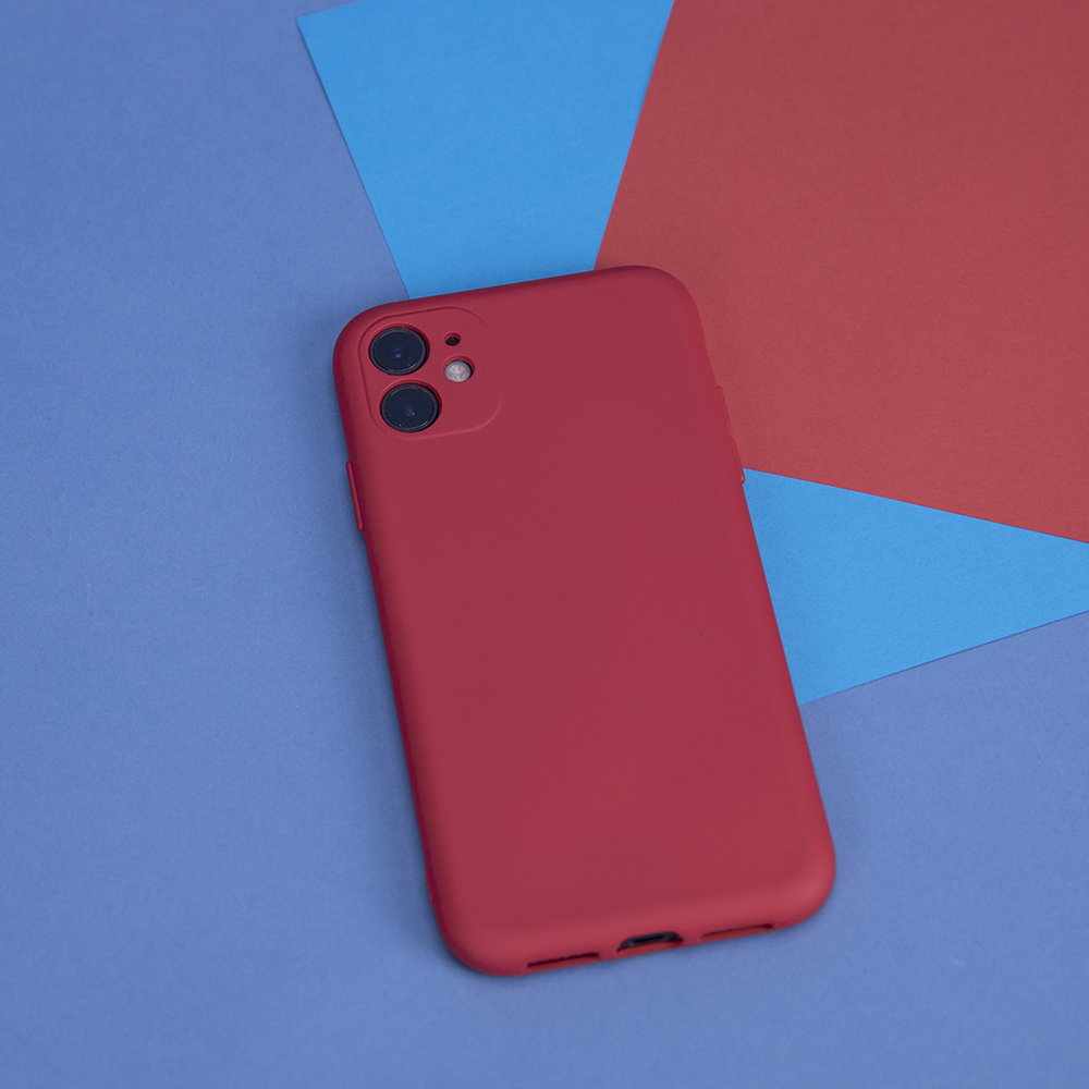 Nakadka Silicon czerwona Apple iPhone SE 2020 / 5