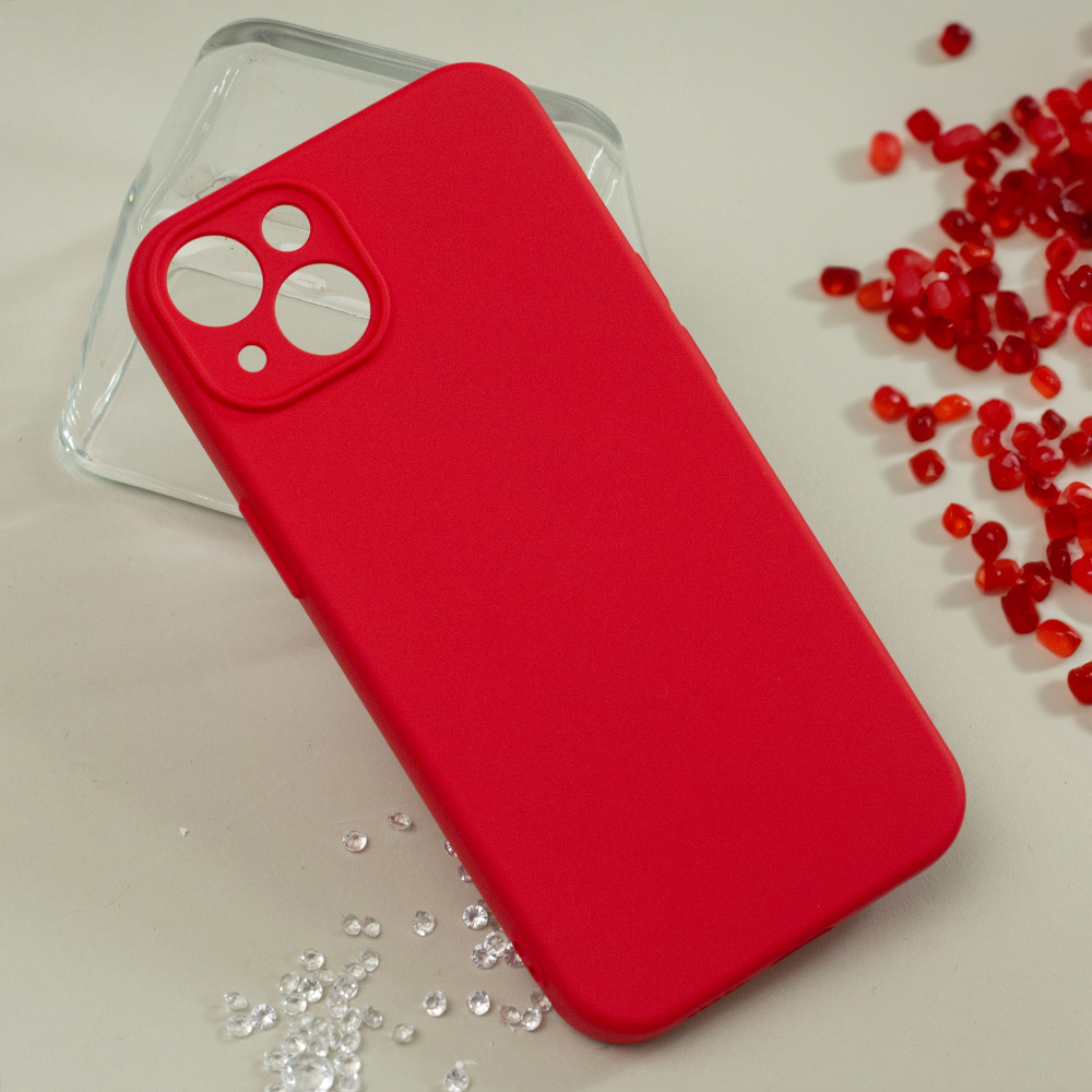 Nakadka Silicon czerwony Motorola Moto G54 / 4