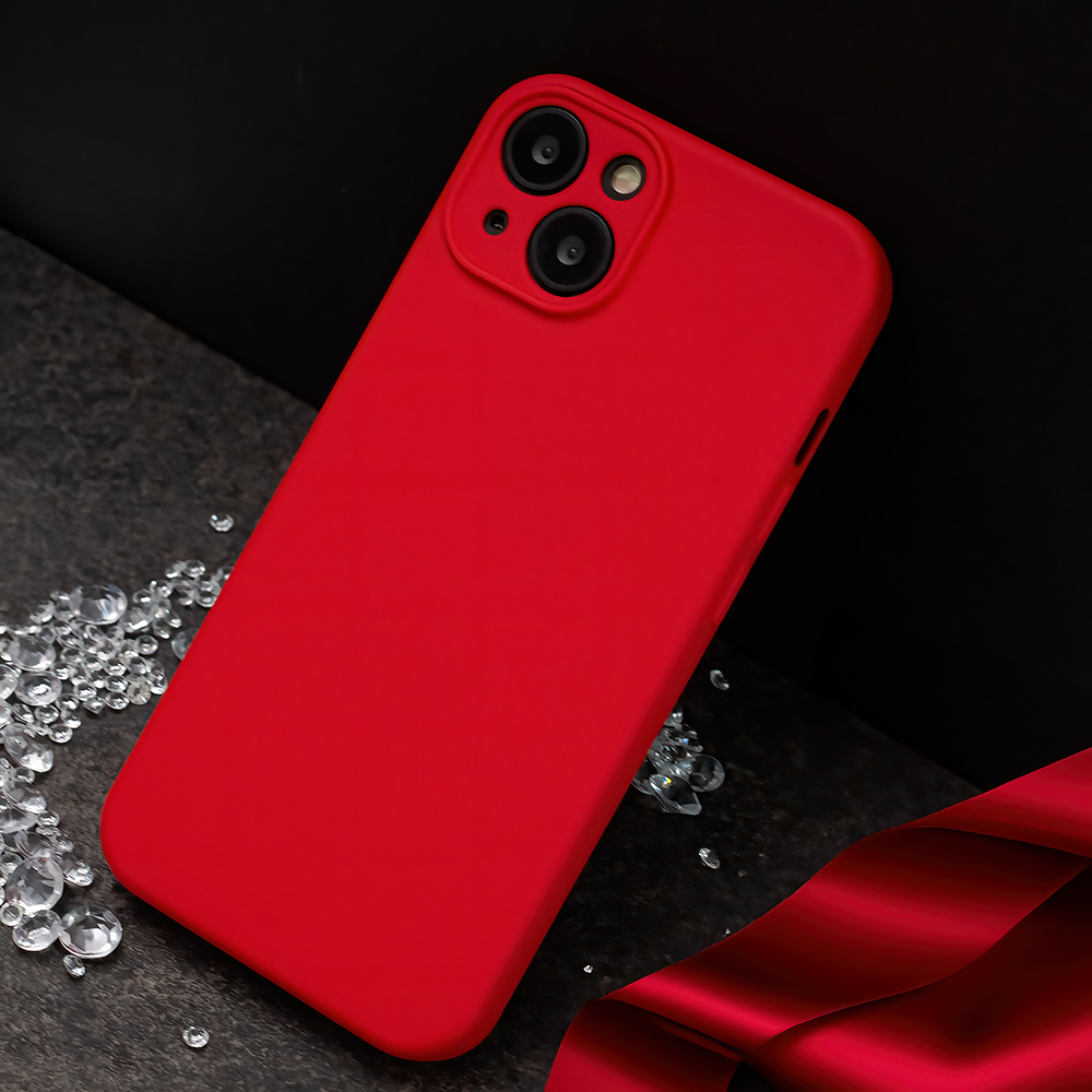 Nakadka Silicon czerwony Motorola Moto G54 / 5