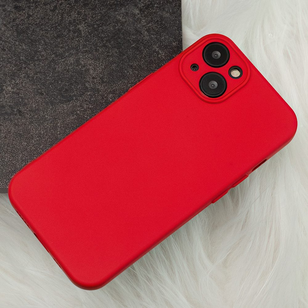 Nakadka Silicon czerwony Motorola Moto G54 / 6