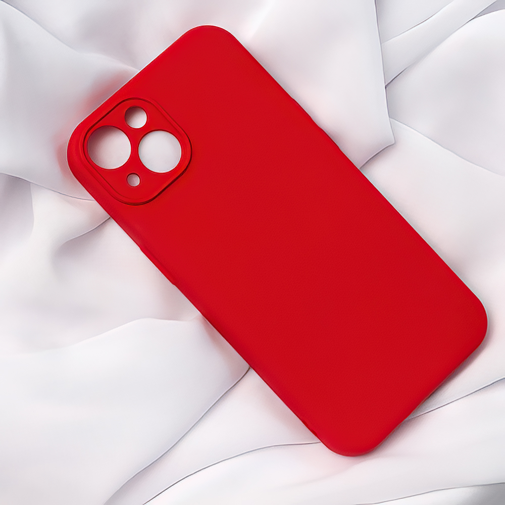 Nakadka Silicon czerwony Motorola Moto G54 / 9