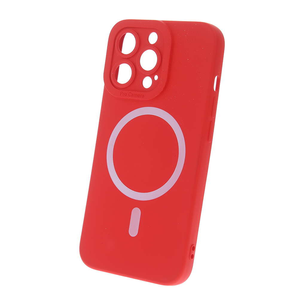 Nakadka Silicon Magsafe czerwona Apple iPhone 12 Pro (6.1 cali)
