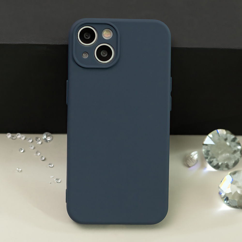 Nak�adka Silicon niebieska Motorola Edge 70 Fusion / 7
