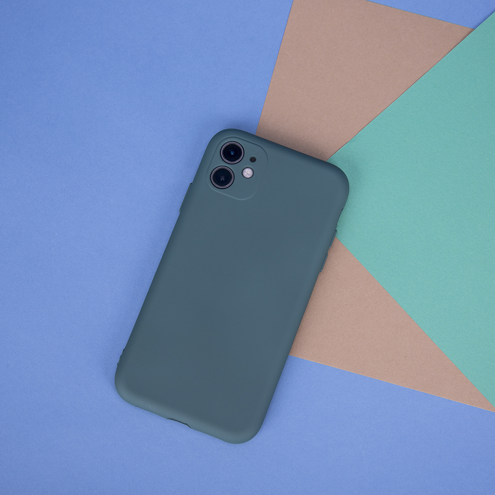 Nak�adka Silicon zielony las Apple iPhone 12 Pro Max / 5