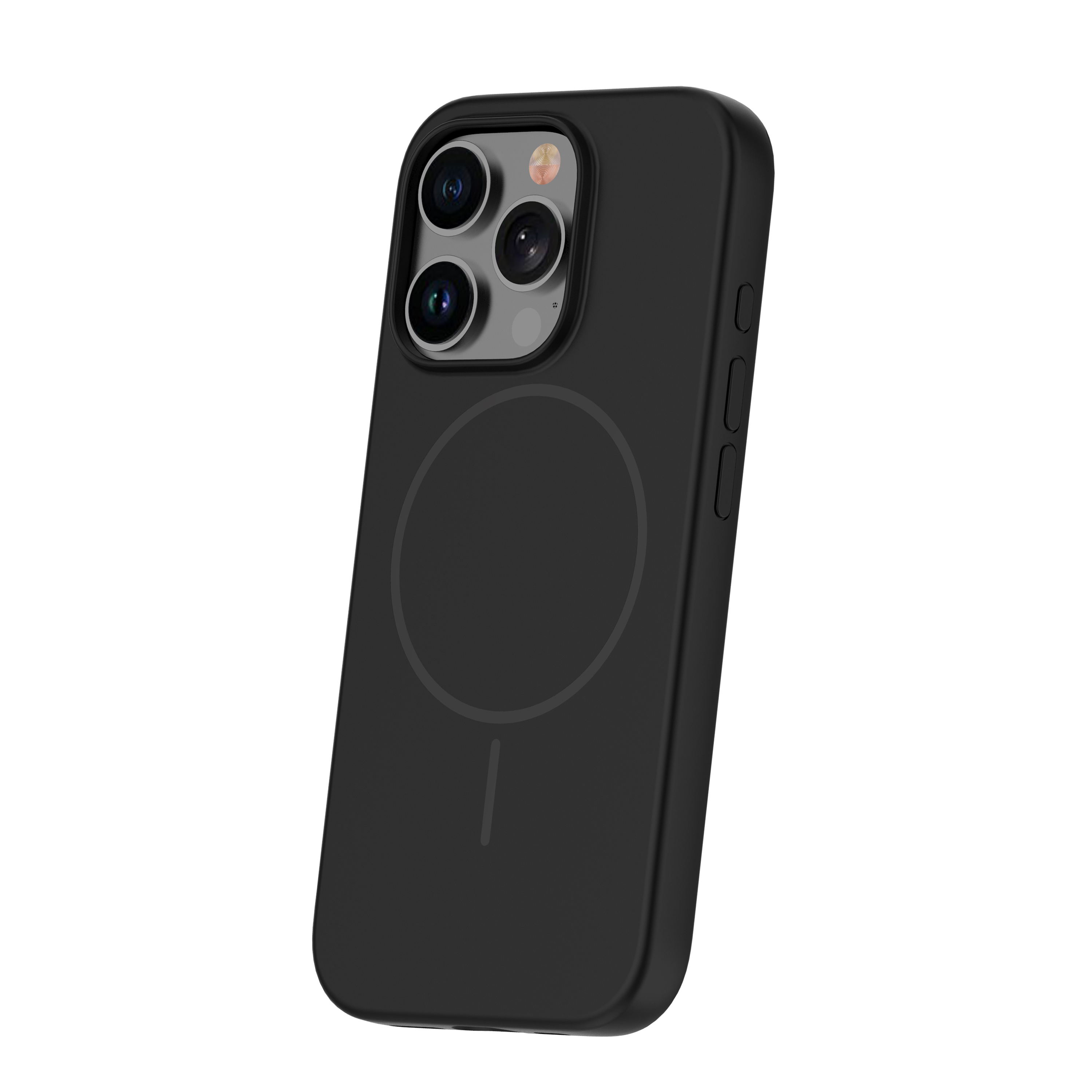 Nak�adka Silicone Thin Mag czarny Apple iPhone 16 Pro / 3