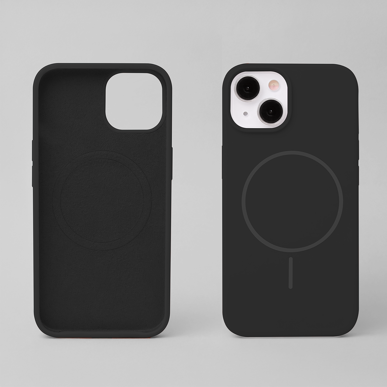 Nak�adka Silicone Thin Mag czarny Apple iPhone 17 / 4