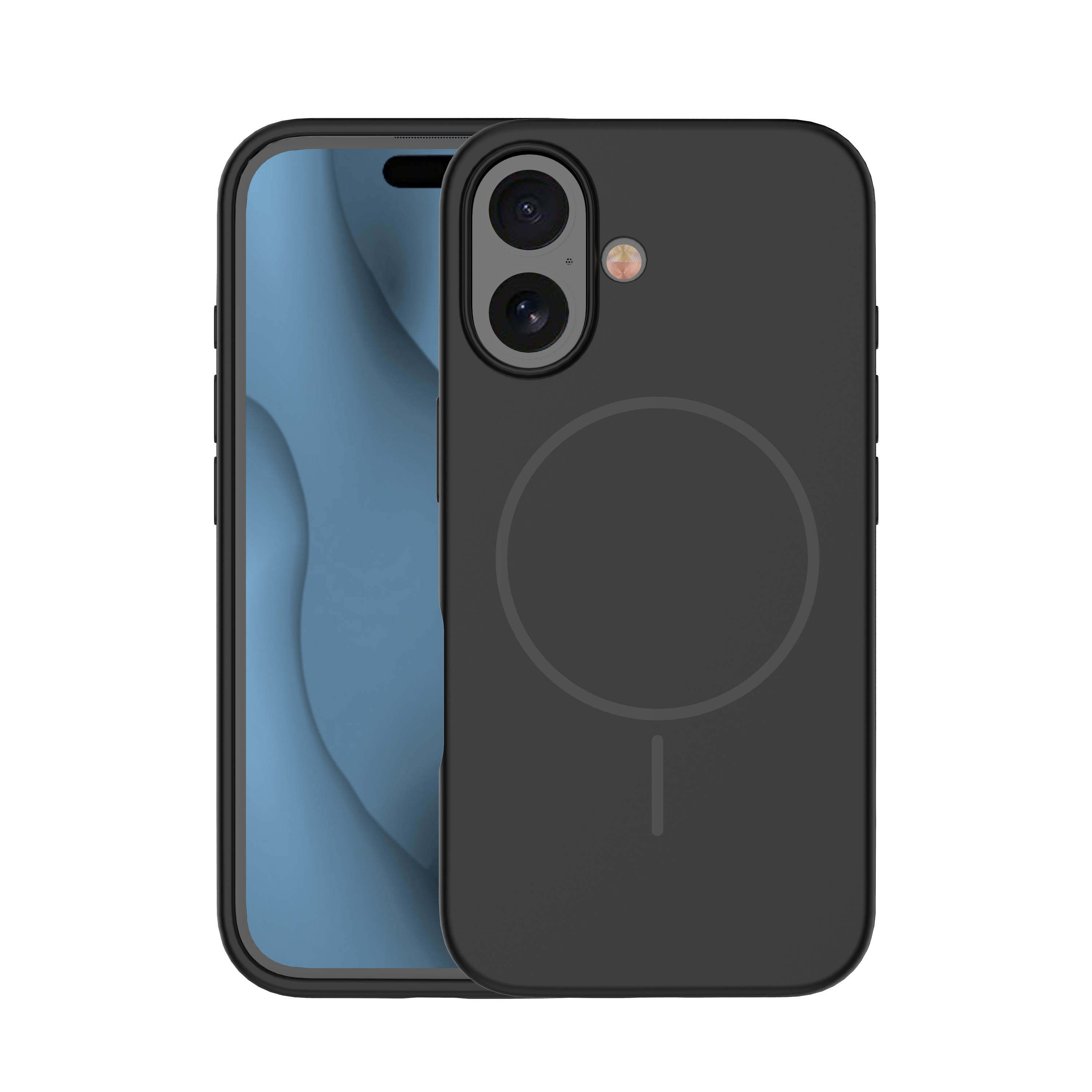 Nak�adka Silicone Thin Mag czarny Apple iPhone 17 Air