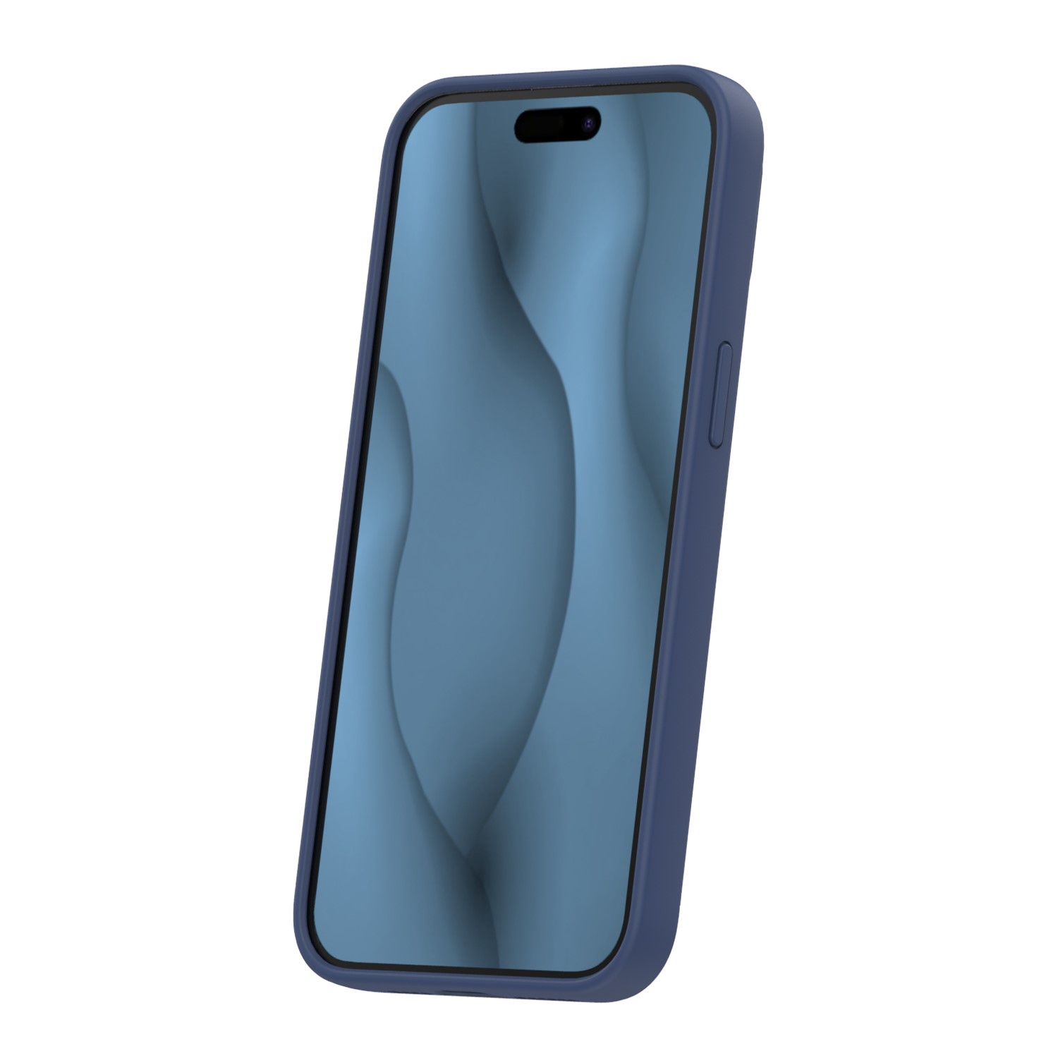 Nak�adka Silicone Thin Mag niebieska Apple iPhone 16 Pro Max / 2