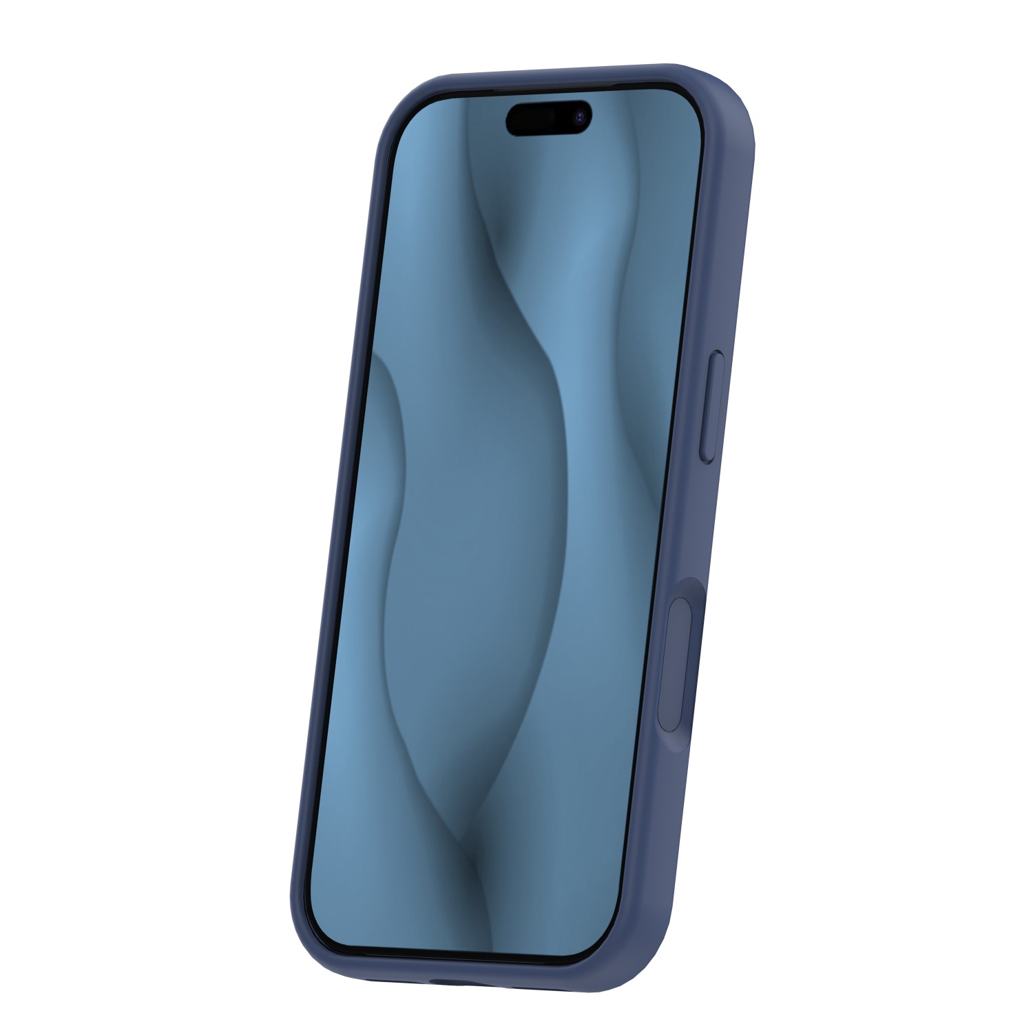 Nak�adka Silicone Thin Mag niebieska Apple iPhone 17 Pro / 3