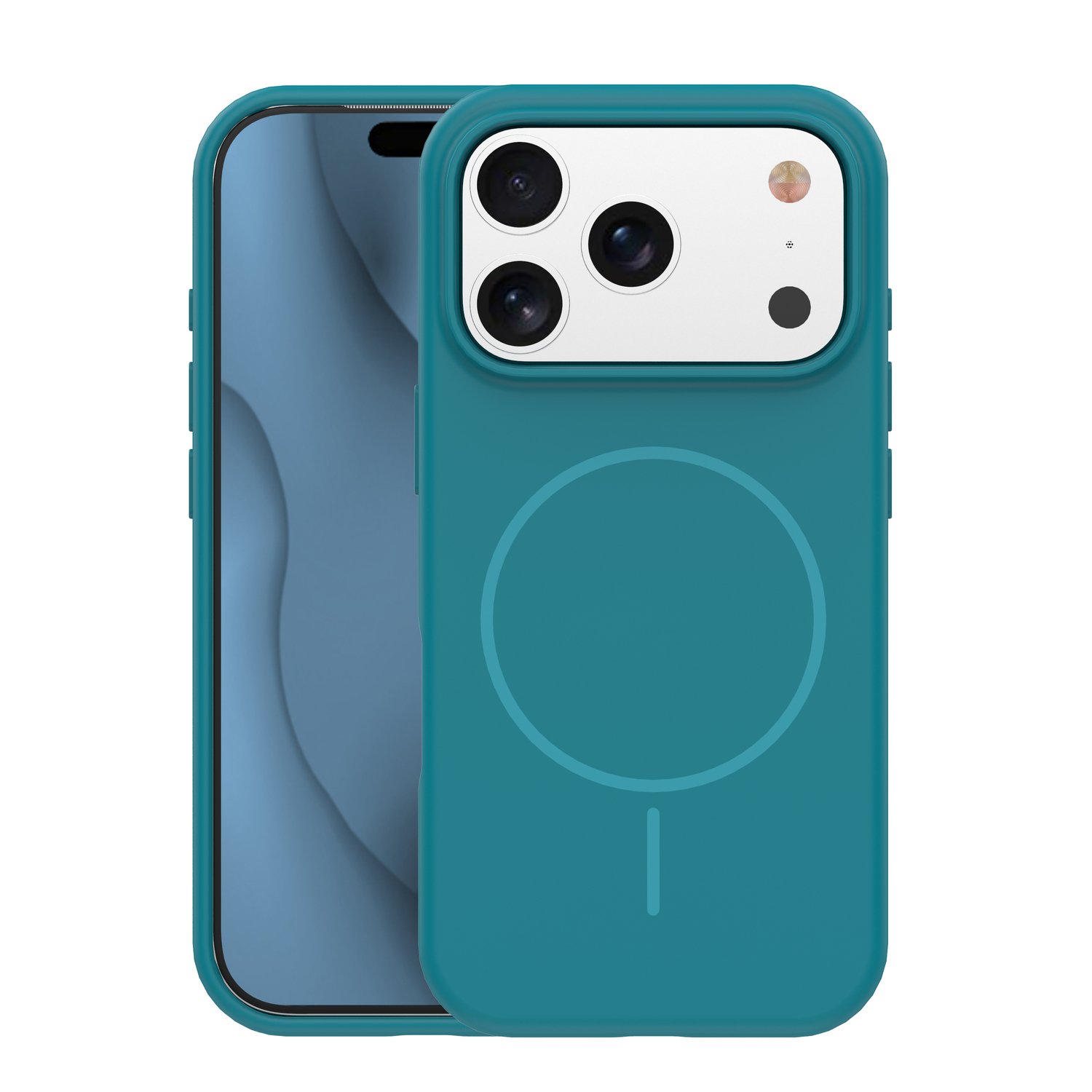 Nak�adka Silicone Thin Mag turkus Apple iPhone 14 / 3