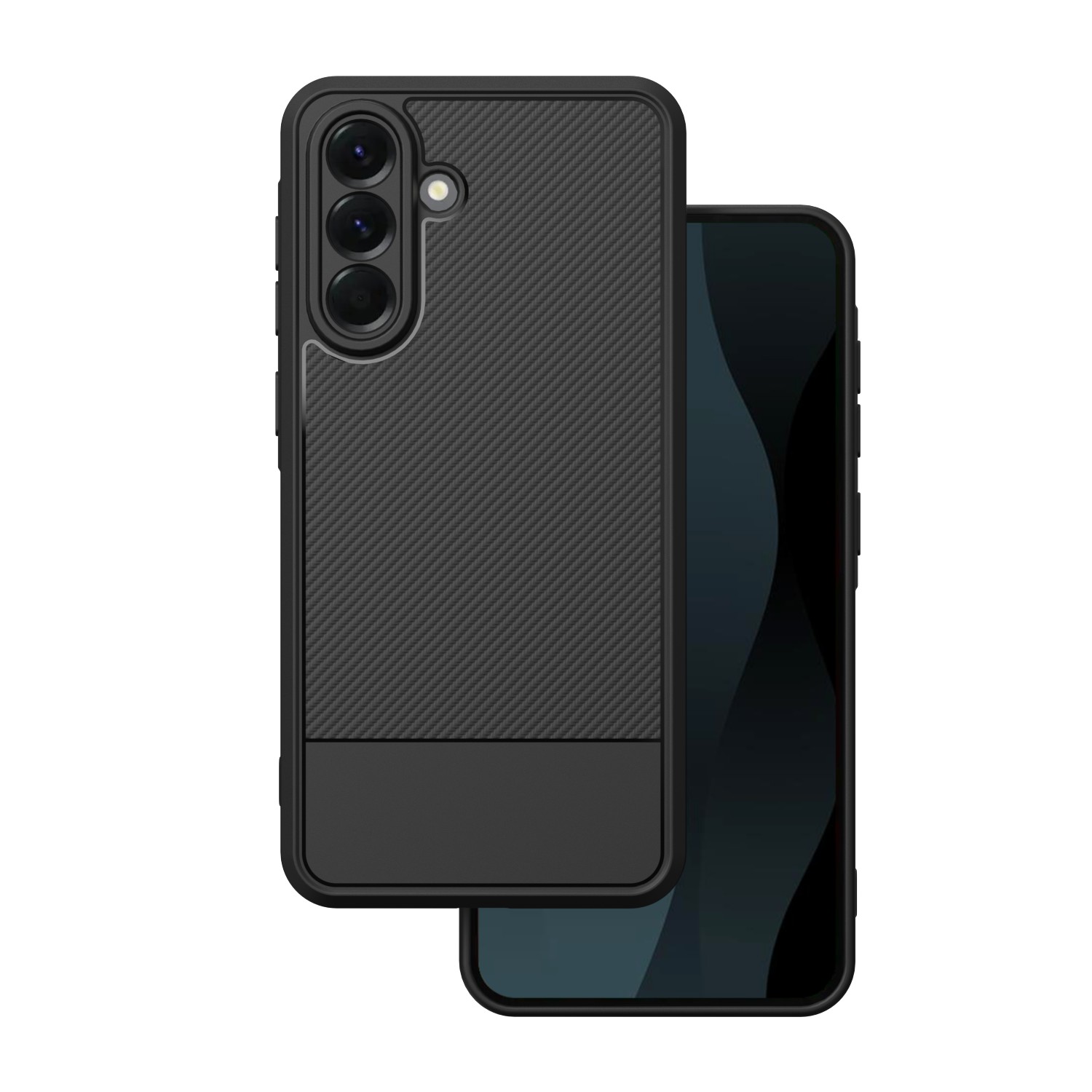 Nak�adka Simple Carbon czarny Samsung Galaxy A57