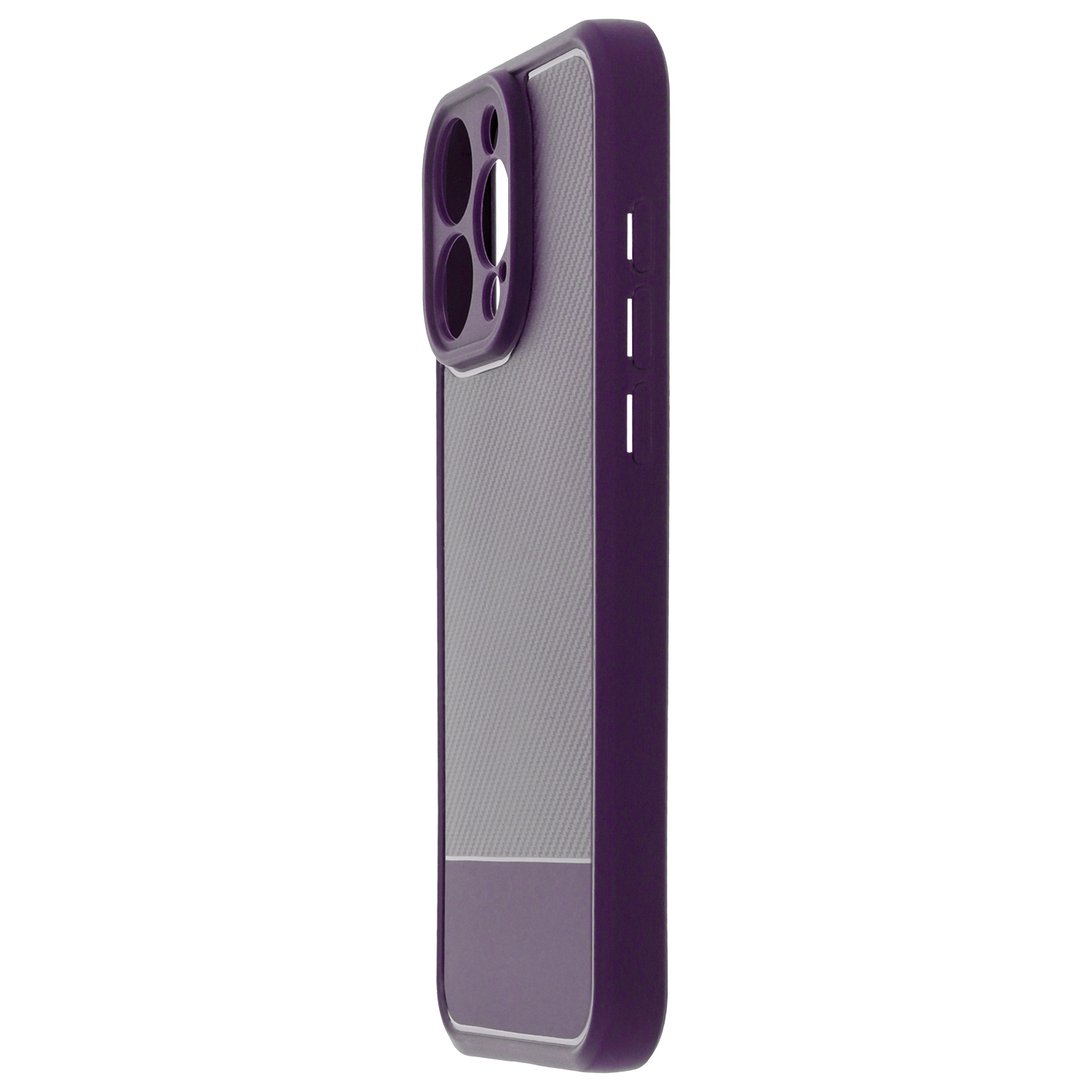 Nak�adka Simple Carbon fioletowa Apple iPhone 12 6,1 cali / 2