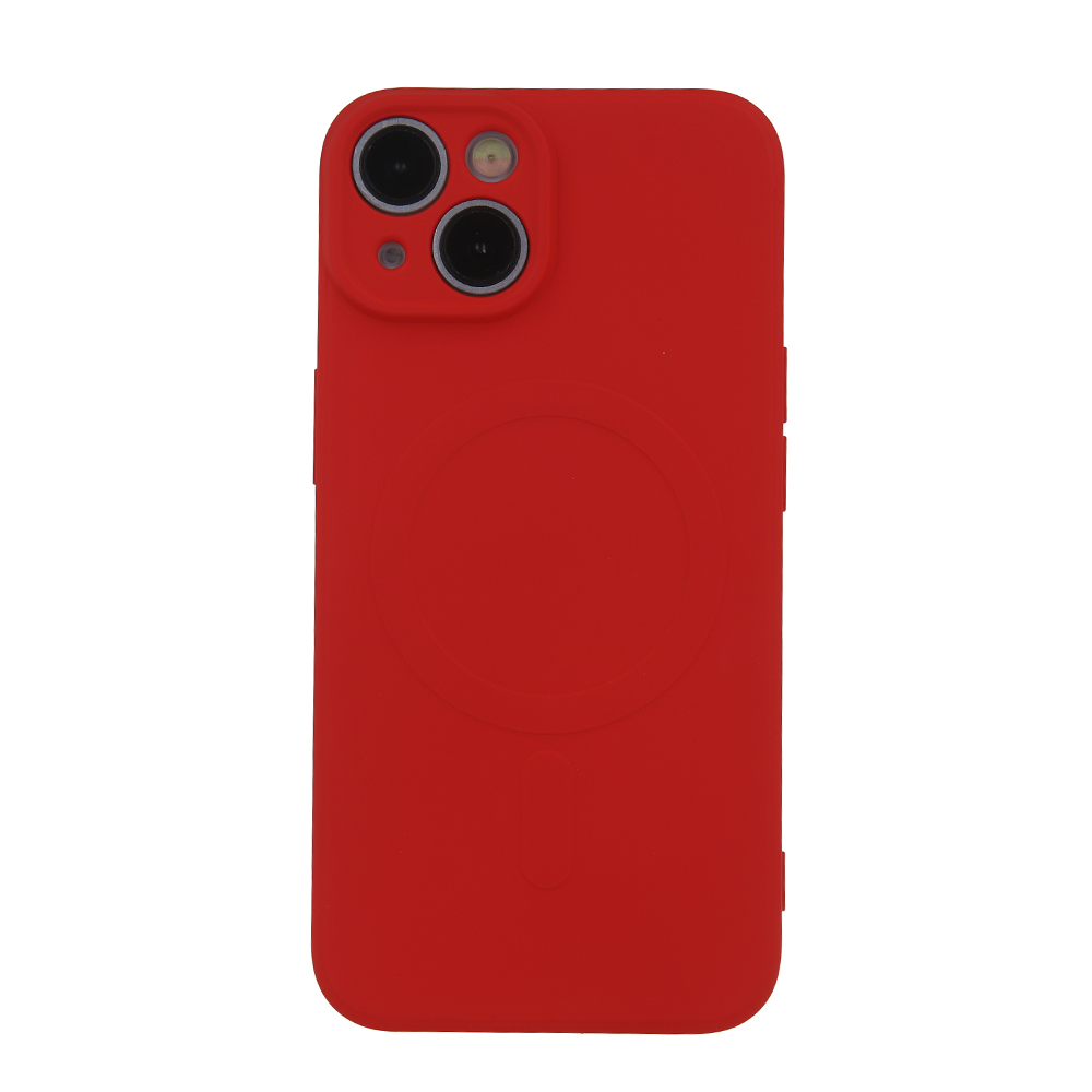 Nakadka Simple Color Mag czerwony Apple iPhone 14 Max / 5