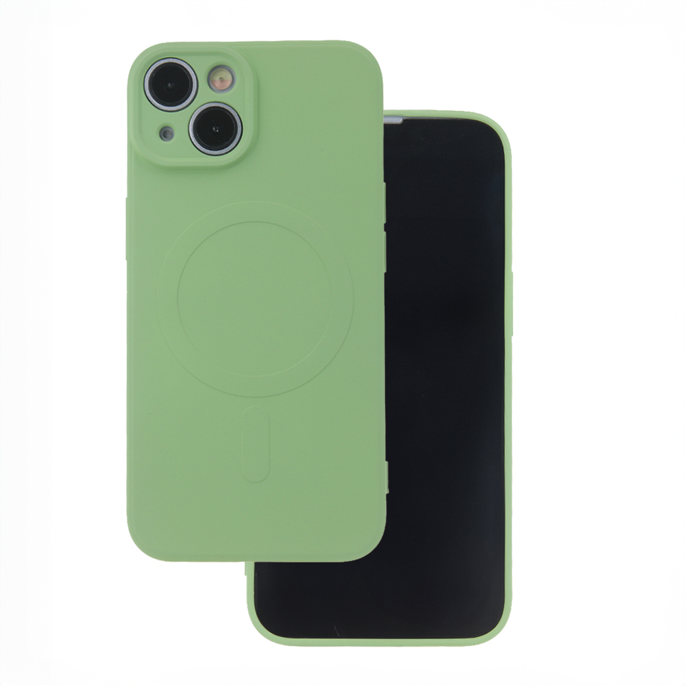 Nakadka Simple Color Mag zielona Apple iPhone 15