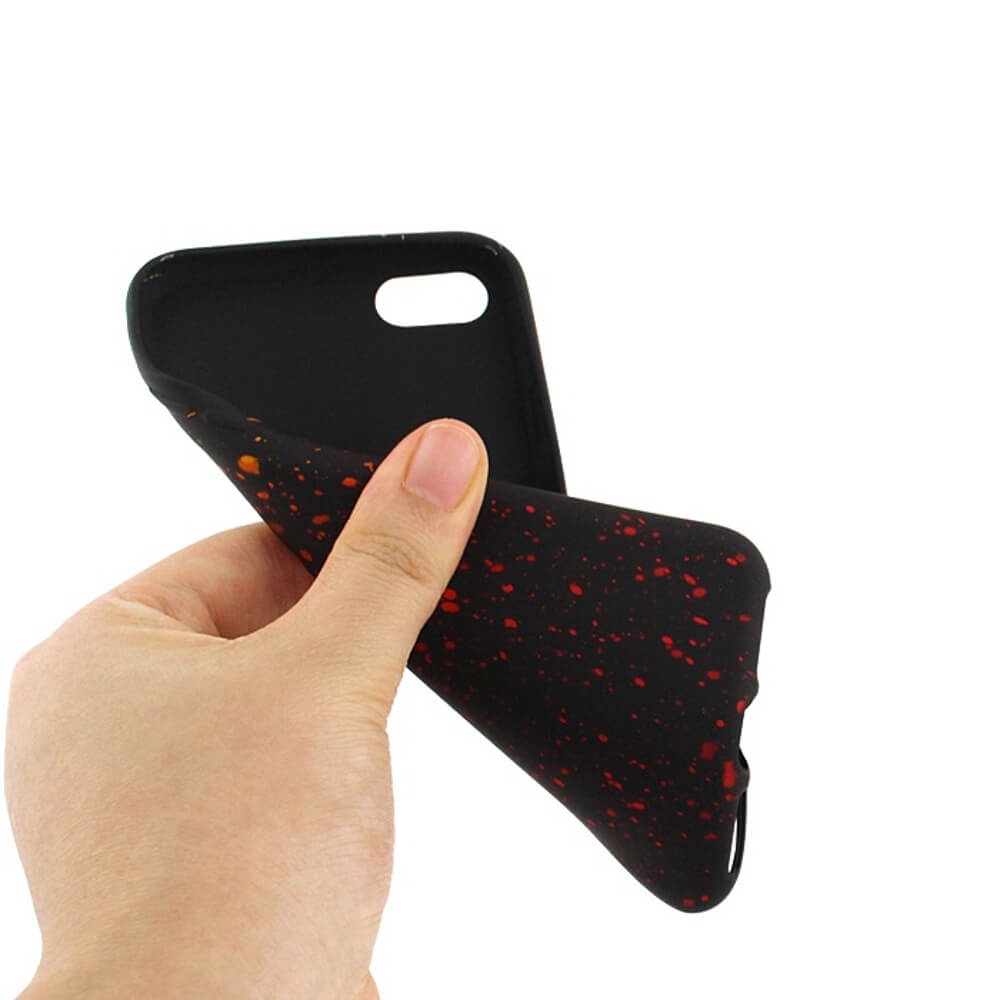 Nak�adka Sky TPU ��to-pomara�czowa Samsung Galaxy A6 Plus (2018) / 4