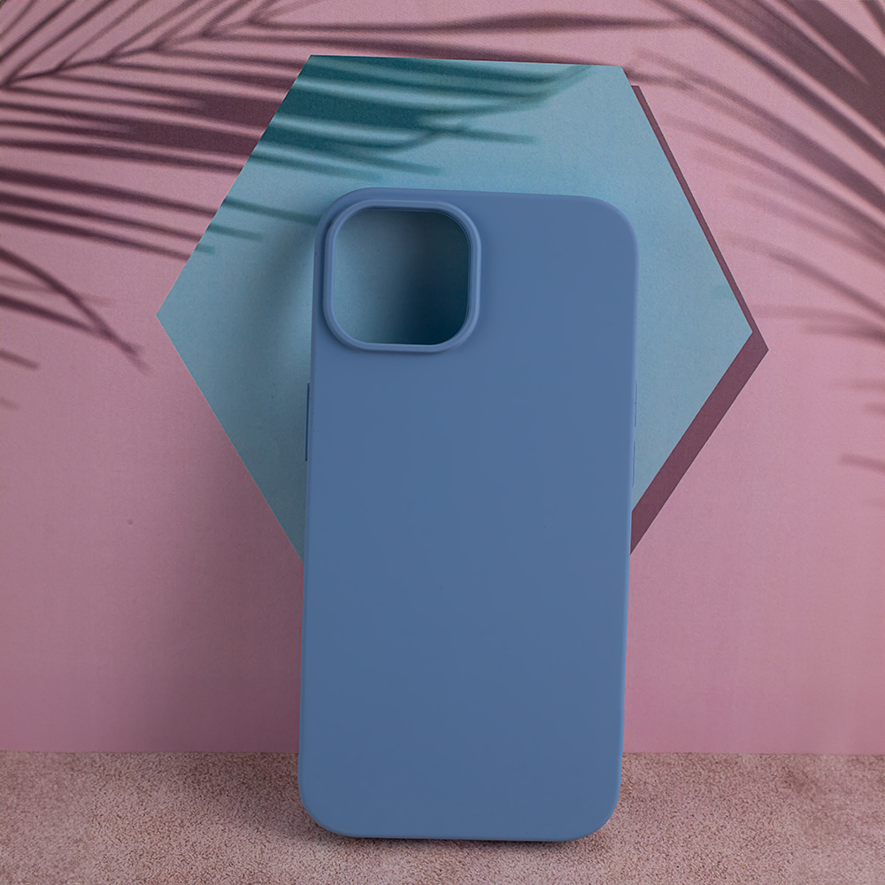 Nak�adka Solid Silicon niebieska Apple iPhone 11 / 8