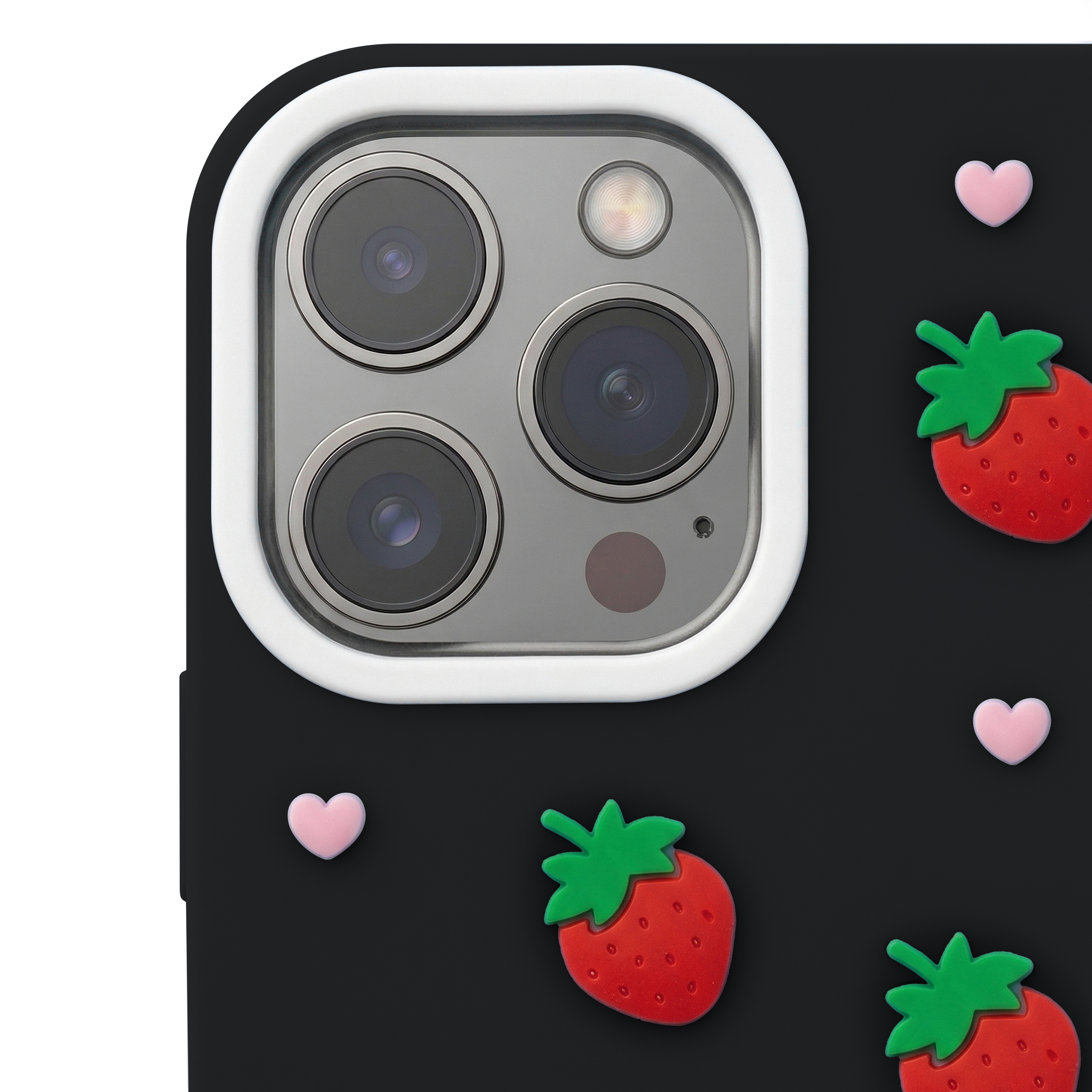 Nak�adka Strawberry czarny Apple iPhone 11 / 4