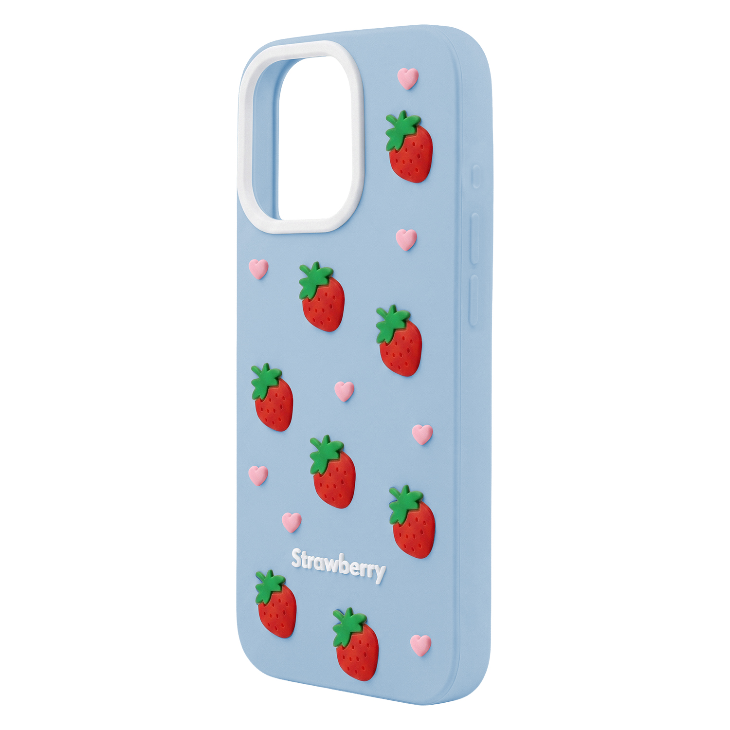 Nak�adka Strawberry niebieska Apple iPhone 14 Pro / 3