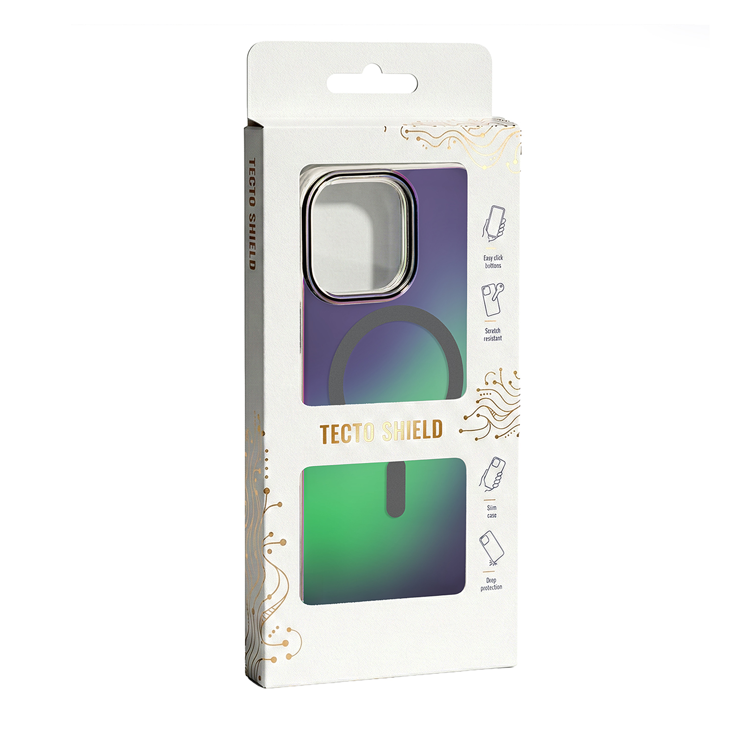 Nak�adka Tecto Shield Aurora szara Apple iPhone 16 Pro Max / 7