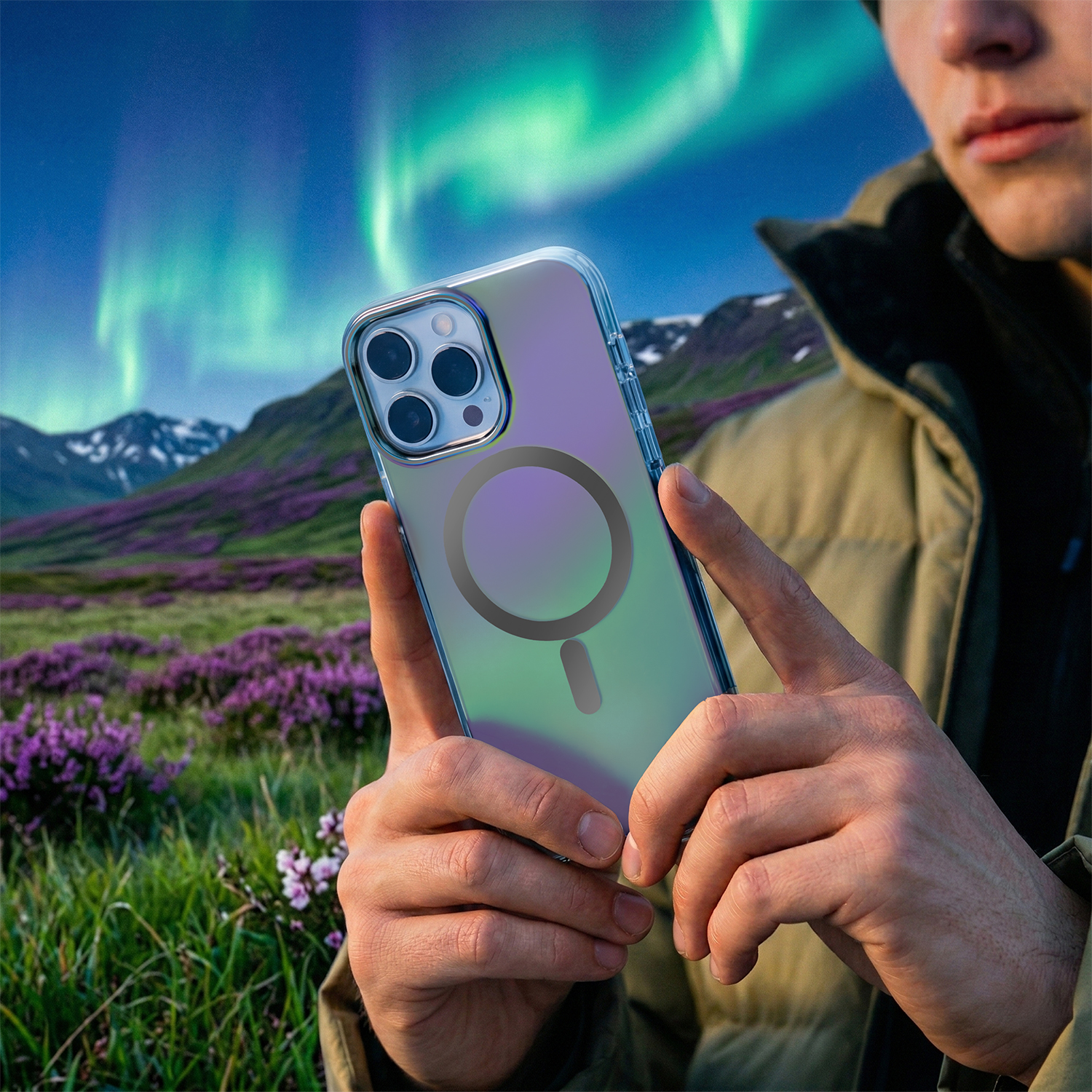 Nak�adka Tecto Shield Aurora szara Samsung Galaxy S26 Ultra / 5