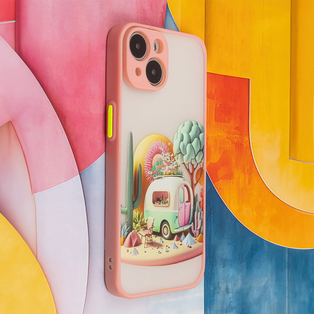 Nak�adka Ultra Trendy Travel r�owy Apple iPhone 11 / 9